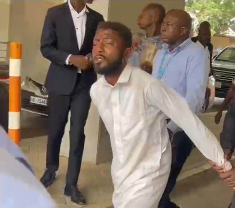 Man Causes Damage to Vehicles In Parliament