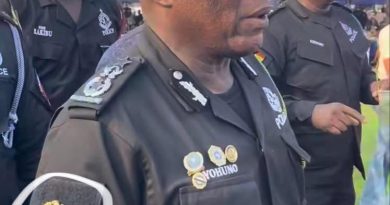 Public Outcry as Ghana’s IGP Appears in FBI Badge on Official Uniform