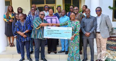 NHIA Staff Donate GHC800K to Support Mahama Cares Fund